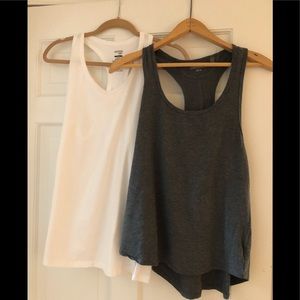 2 Danskin racerback workout tees. NWOT